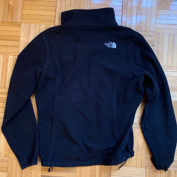 Black North Face fleece zip up sz M - Picture 3 of 3
